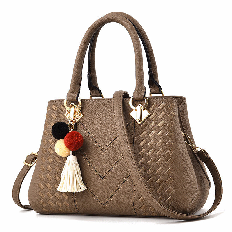 Luxury PU Leather Handbag – Women’s Crossbody Shoulder Bag with Multiple Compartments