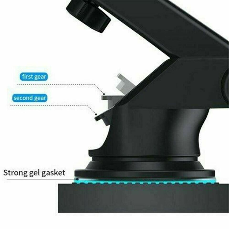 Magnetic Car Phone Mount with Suction Cup – 360° Adjustable Dashboard & Windshield Holder