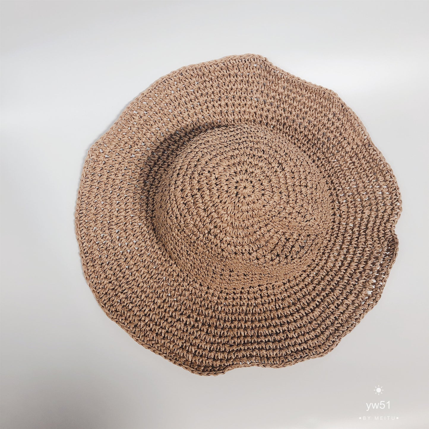 Foldable Wide Brim Straw Sun Hat – Summer Beach Hat for Women