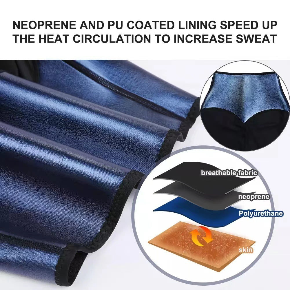 Thermo Sweat Shaper Leggings – High Waist Tummy Control Sauna Pants