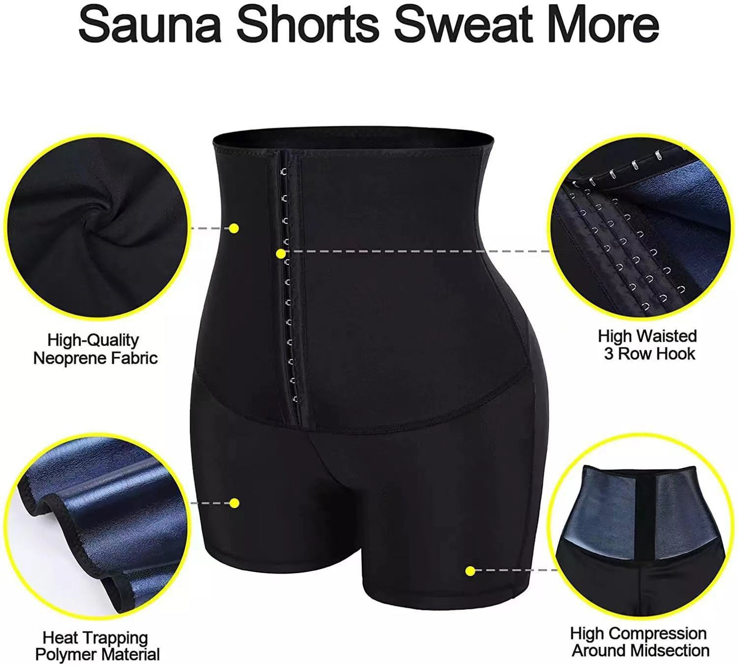 Thermo Sweat Shaper Leggings – High Waist Tummy Control Sauna Pants