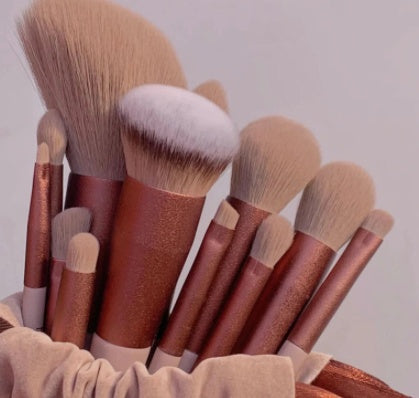 13-Piece Makeup Brush Set – Foundation, Eyeshadow, Blush & Beauty Tools
