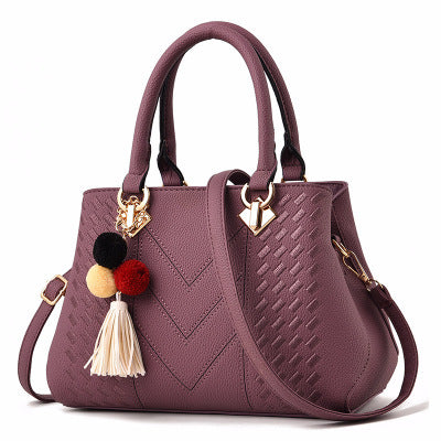 Luxury PU Leather Handbag – Women’s Crossbody Shoulder Bag with Multiple Compartments