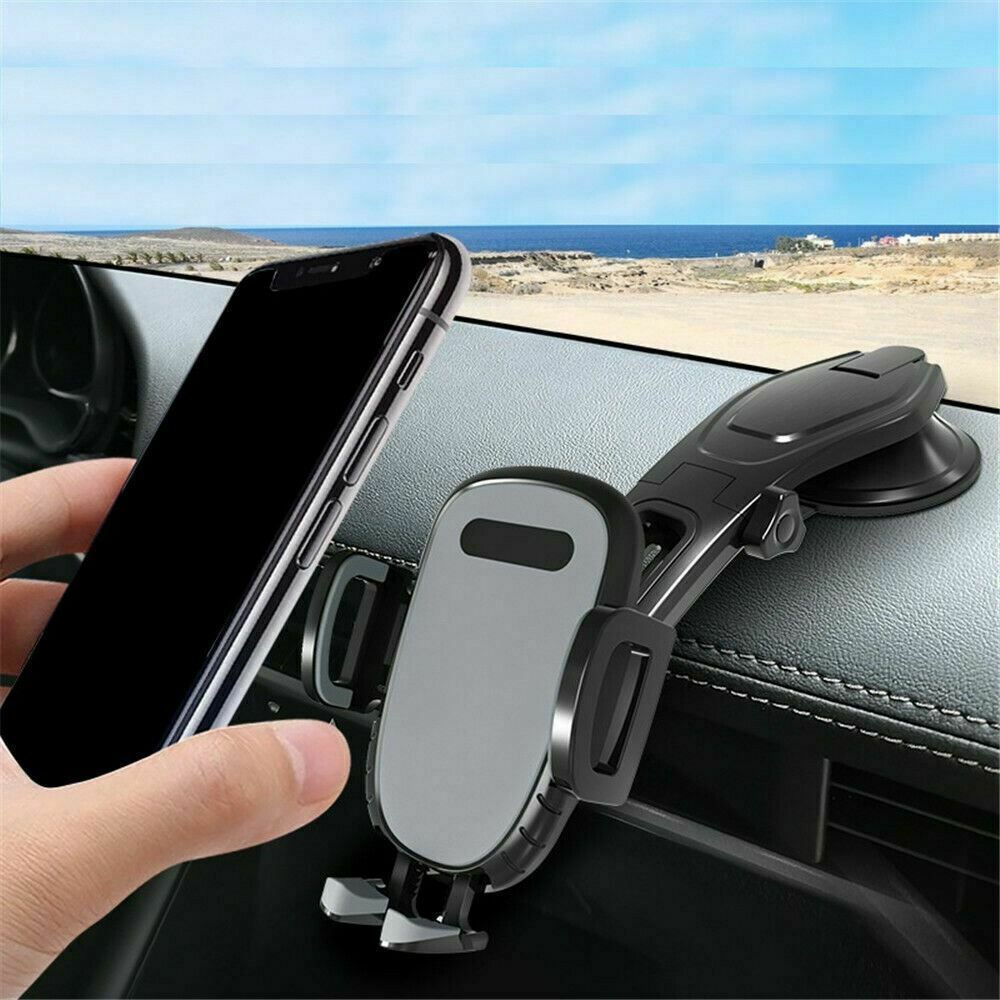 360° Rotatable Dashboard Phone Mount – Universal Car Holder for GPS & Smartphones
