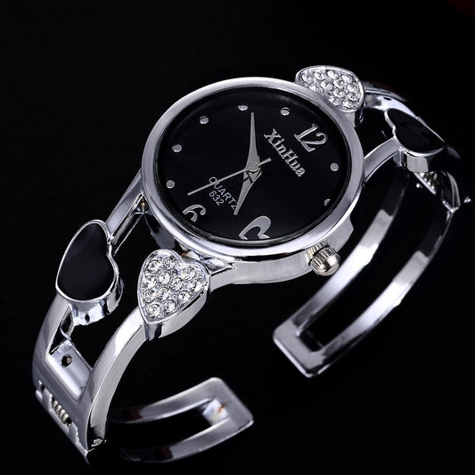 Women’s Fashion Quartz Watch – Diamond-Style British Design Wristwatch