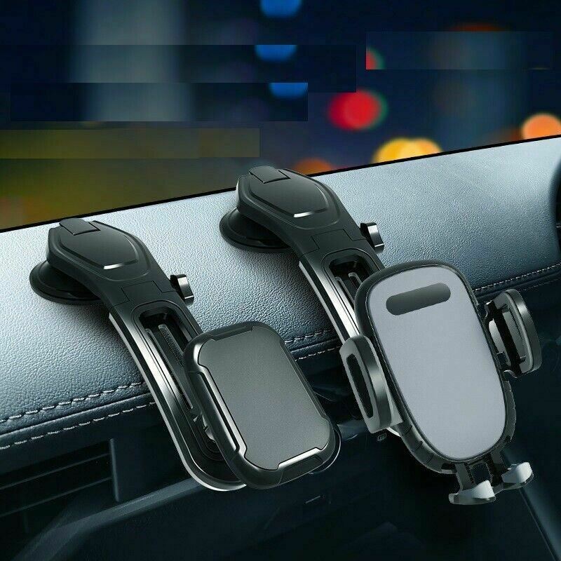 360° Rotatable Dashboard Phone Mount – Universal Car Holder for GPS & Smartphones