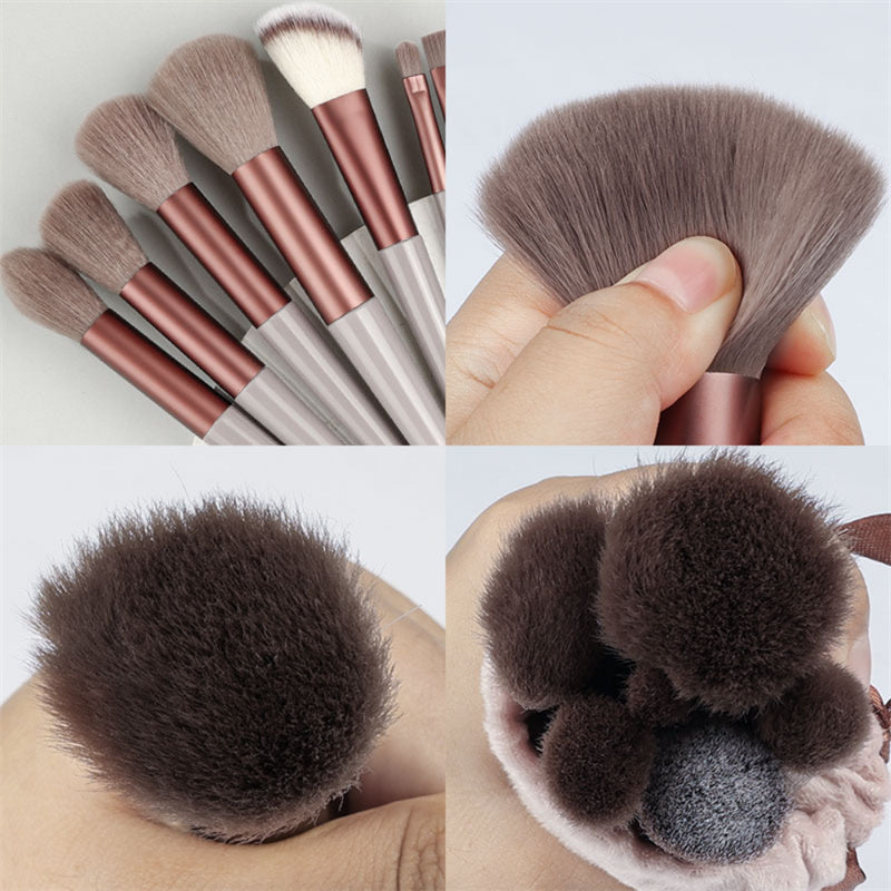 13-Piece Makeup Brush Set – Foundation, Eyeshadow, Blush & Beauty Tools