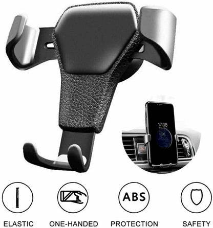 Universal Gravity Car Phone Holder – Air Vent Mount for iPhone & Android