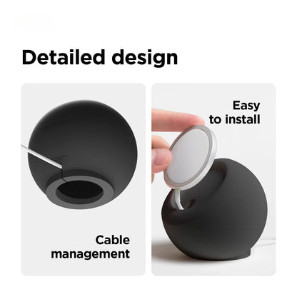 MagSafe Magnetic Charging Stand for iPhone – Silicone Desktop Dock