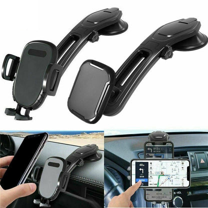 360° Rotatable Dashboard Phone Mount – Universal Car Holder for GPS & Smartphones